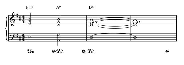 accord jazz au piano