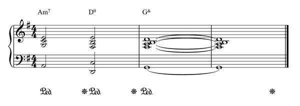 accord jazz au piano