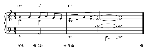 accord jazz au piano
