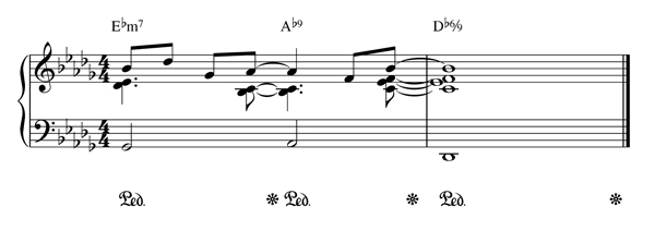 accord jazz au piano