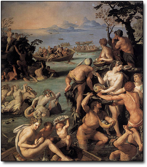 Peinture florentine : La Pêeche des perles la-peche-des-perles