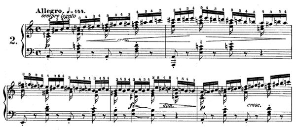 Partition d'une étude de Chopin etude-opus-10-02