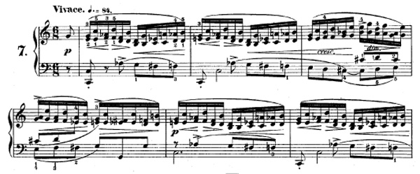 Partition d'une étude de Chopin etude-opus-10-07