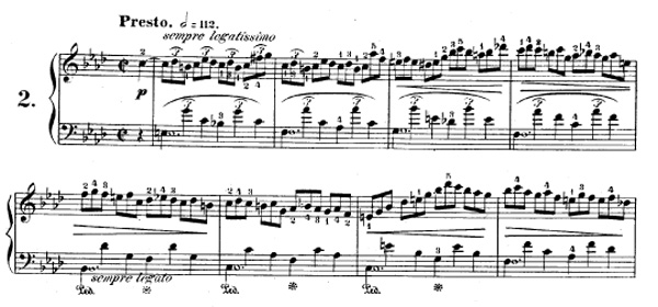 Partition d'une étude de Chopin etude-opus-25-02