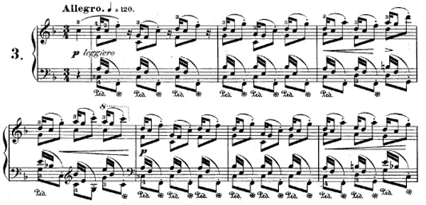 Partition d'une étude de Chopin etude-opus-25-03