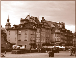 Varsovie en Pologne Un quartier de Varsovie